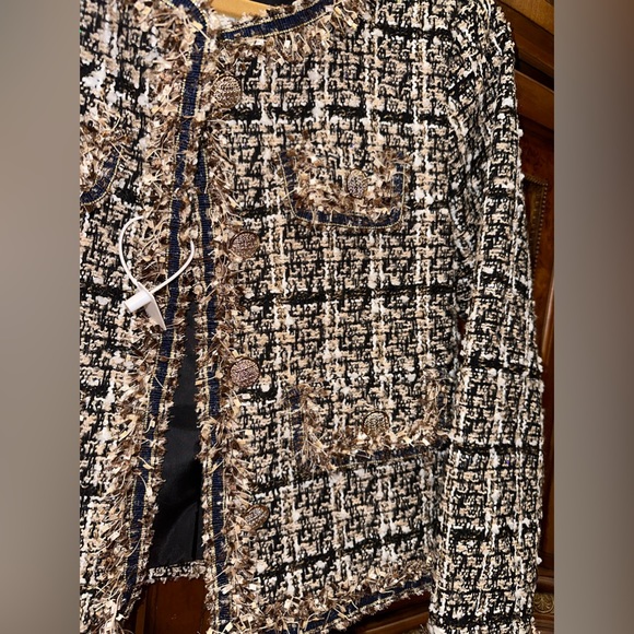 Tweed Blazer- Multi Color - NWT - Size M - Picture 3 of 6